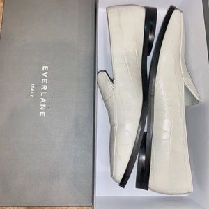 Everlane Crocodile Loafers